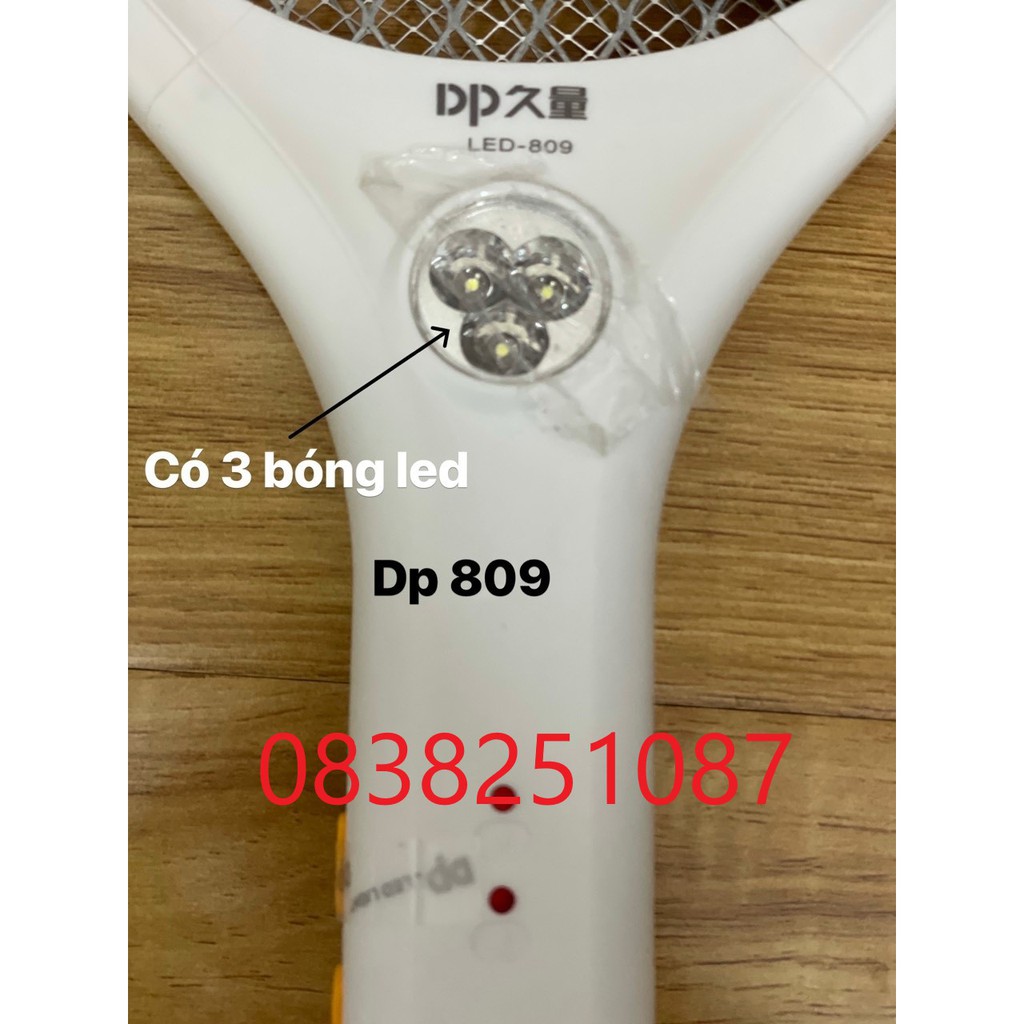 VỢT BẮT MUỖI CAO CẤP ĐA NĂNG CÓ ĐÈN LED DP-809