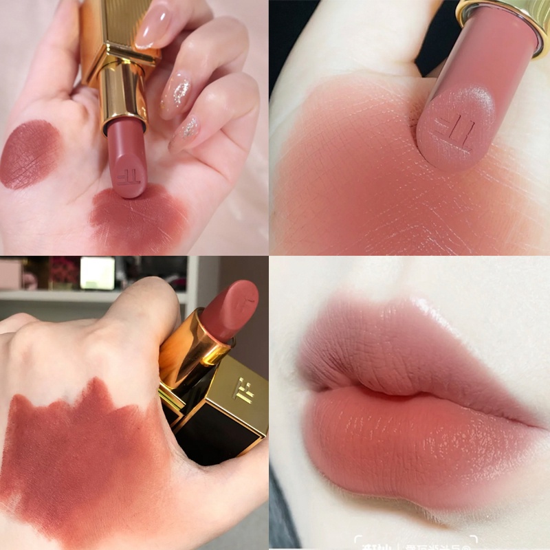 Thỏi Son Lì Nhung Mịn Thiết Kế Vỏ Màu Đen 3g Thương Hiệu tf tom ford