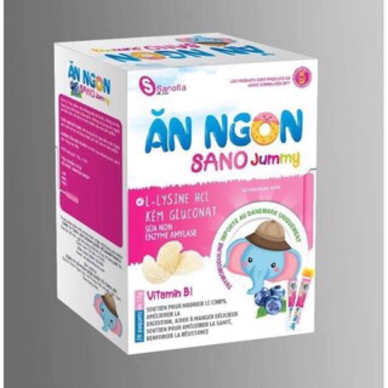 hỗ trợ bồi bổ cơ thể, tăng cường tiêu hóa, giúp ăn ngon. Hỗ trợ nâng cao sức khỏe, Ăn Ngon [SANO Jum