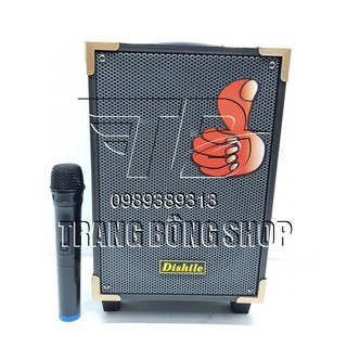 Loa kéo di động Dishile M8 blutooth 2 tấc tặng kèm mic