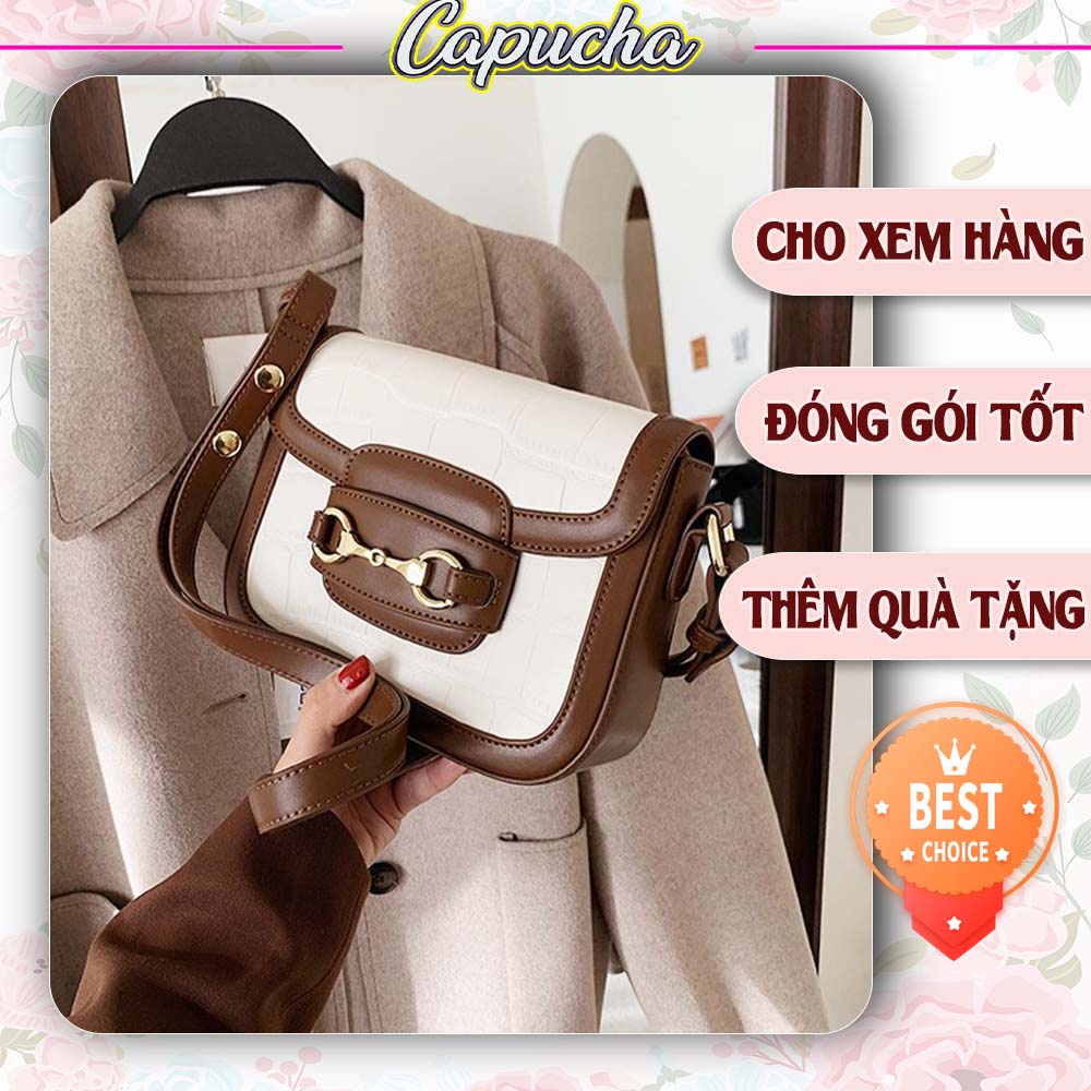 Túi xách nữ đi chơi 5 màu phong cách Vintage cực chất Capucha T122