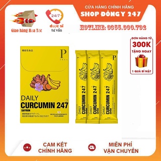 Thạch nghệ saffron vị chuối 247 nano japan - slim beauty