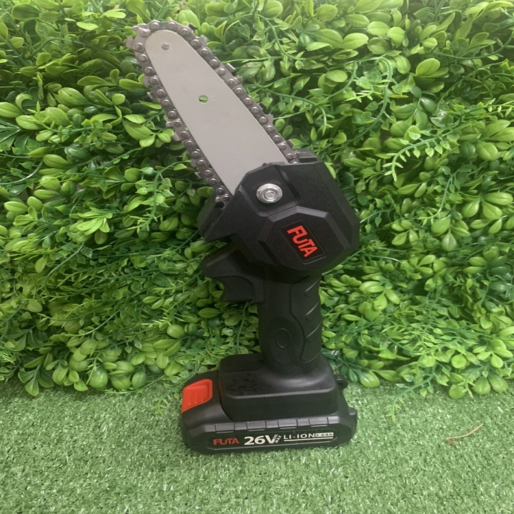 CƯA XÍCH CẦM TAY MINI FUTA vs NKG BẰNG PIN 26V (tặng 2 PIN ) Tiện ích làm vườn, hiệu quả công việc