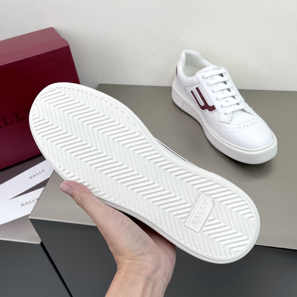 Giày thể thao da thật thời trang nam cao cấp Bally sành điệu, thanh lịch và năng động