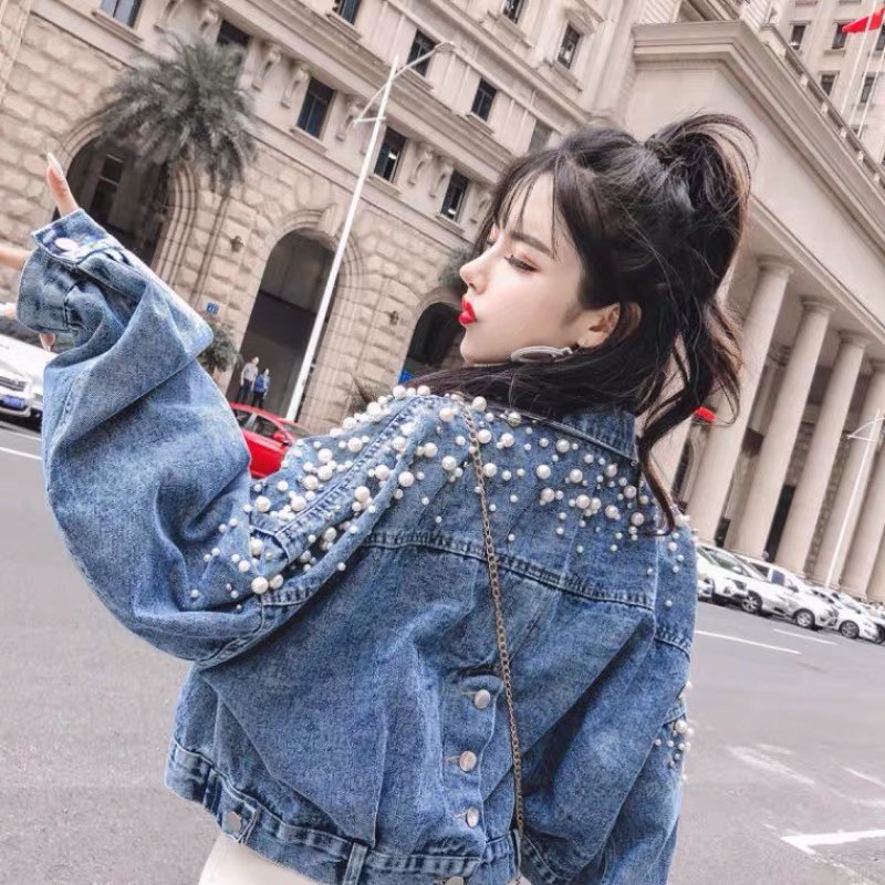 [HÀNG MỚI VỀ] Áo bò nữ croptop đính hạt ngọc⚡️ 𝐅𝐑𝐄𝐄 𝐒𝐇𝐈𝐏 ⚡️Hàng Quảng Châu cao cấp cho cô nàng tiểu thư- Mã AB19