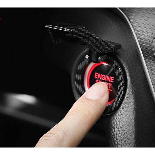 Miếng dán trang trí bảo vệ công tắc khởi động ô tô phong cách sáng tạo