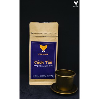 Cà phê nguyên chất robusta + arabica 250g - fox cafe - cách tân