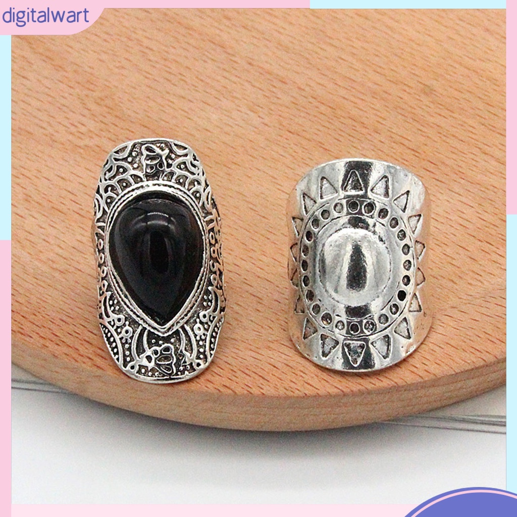 Nhẫn hợp kim kiểu dáng độc đáo thời trang nam nữ