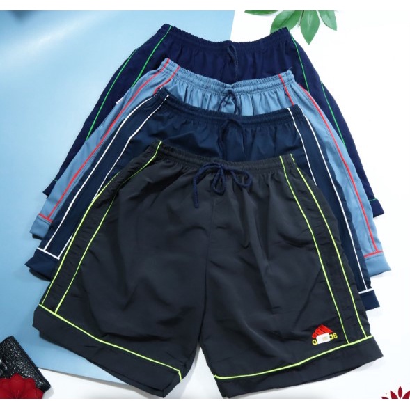 Combo 3 Quần Short Đùi Nam vải dù VD17 từ 45-75kg quần mặc nhà, mặc ngủ