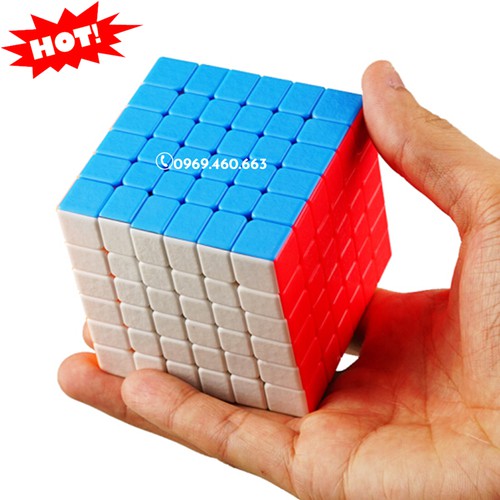 Rubik 6x6 MoYu MeiLong Hàng Xịn Trơn Xoay Cực Mượt - Stickerless Qiyi