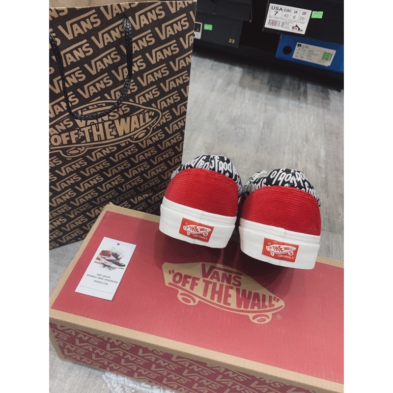 Giày thể thao vans FOG đỏ