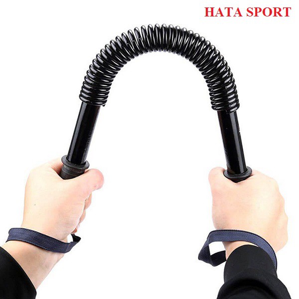 Thanh lò xo 50kg bẻ tập luyện cơ tay cơ ngực tại nhà, sợi thép siêu bên và chắc chắn 50KG - Gậy bẻ tay lò xo 50KG