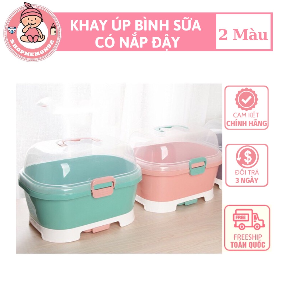 Khay Úp Bình Sữa Jupin Cao Cấp có nắp đậy