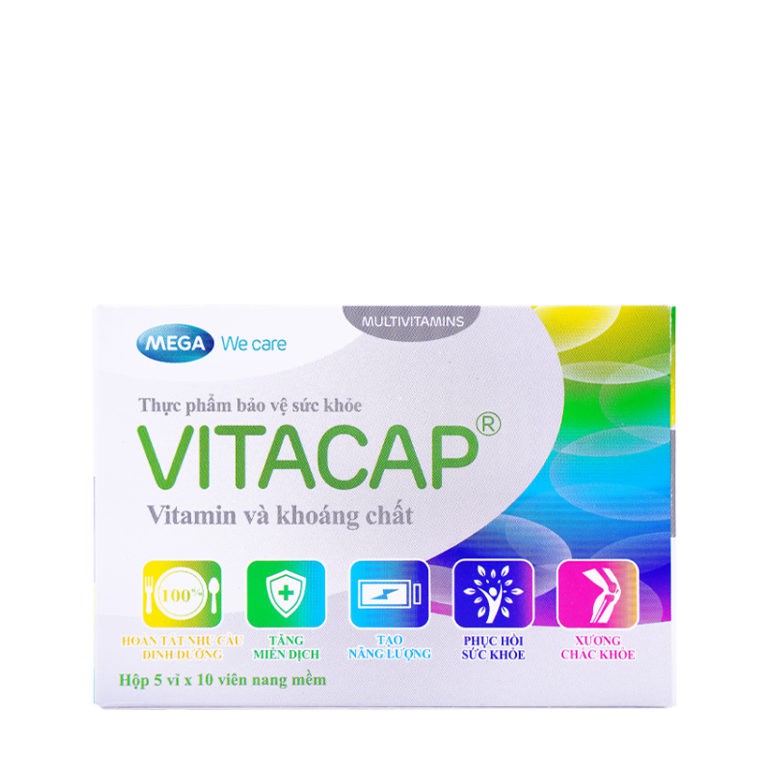 Thực phẩm bổ sung vitamin và khoáng chất VITACAP chính hãng