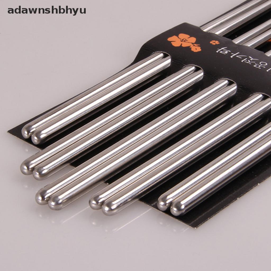 Bộ 5 Đôi Đũa Inox Phong Cách Trung Hoa