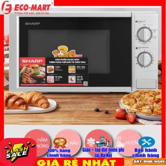 R-G228VN-SL Lò vi sóng cơ có nướng 20L Sharp R-G228VN-SL