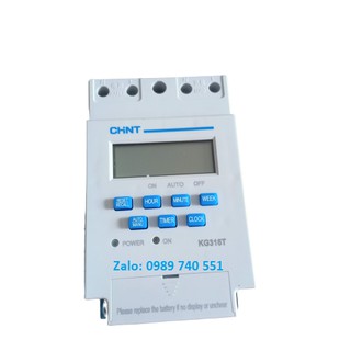 Bộ hẹn giờ tự động KG316T -CHINT - Dùng hẹn giờ bật tắt thiết bị tự động