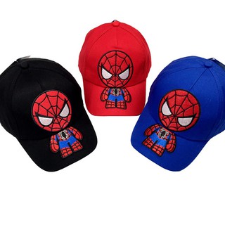 Mũ Bóng Chày In Logo Spider Man Cho Bé Trai