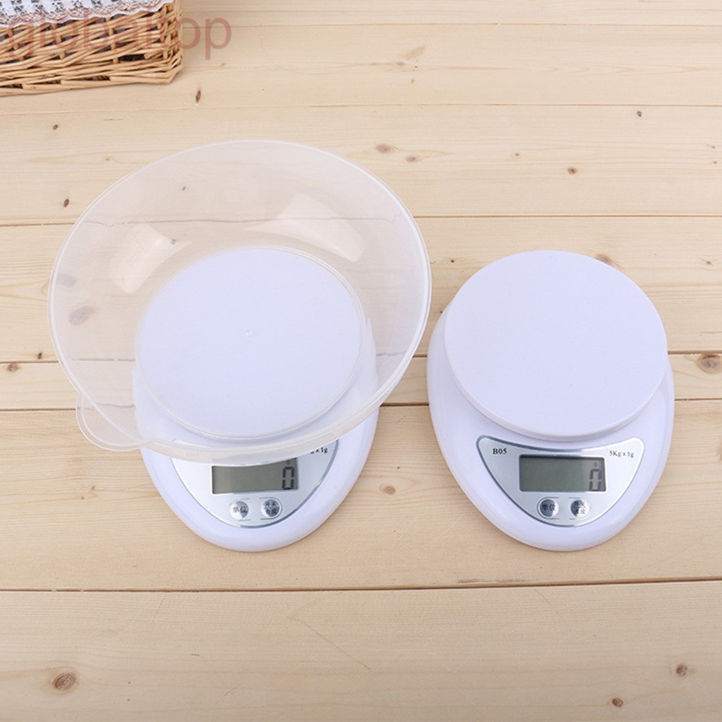 Cân Điện Tử 5kg / 1g Tiện Lợi Cho Nhà Bếp