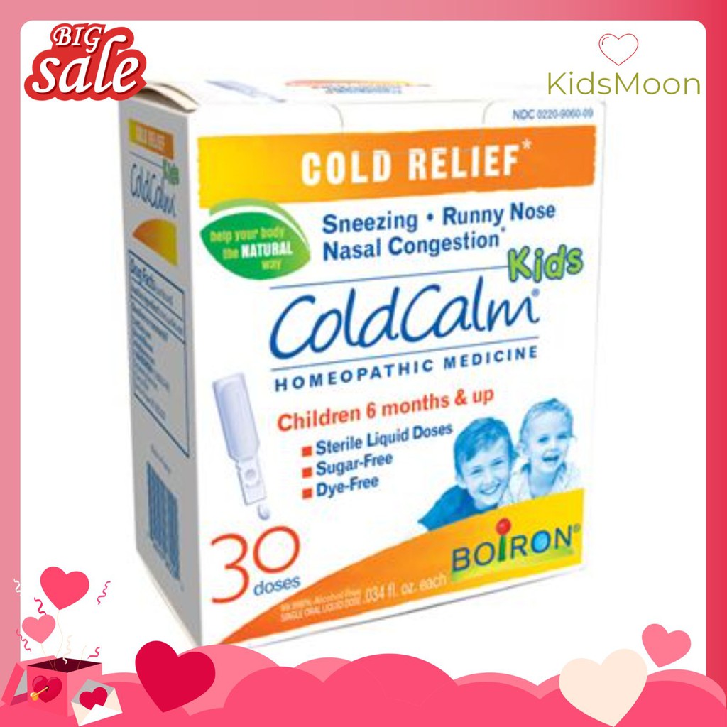 Nước muối uống Boizon Coldcalm Mỹ hộp 30 gói