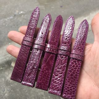 Dây Đồng Hồ Da Đà Điểu Size 12,14,16