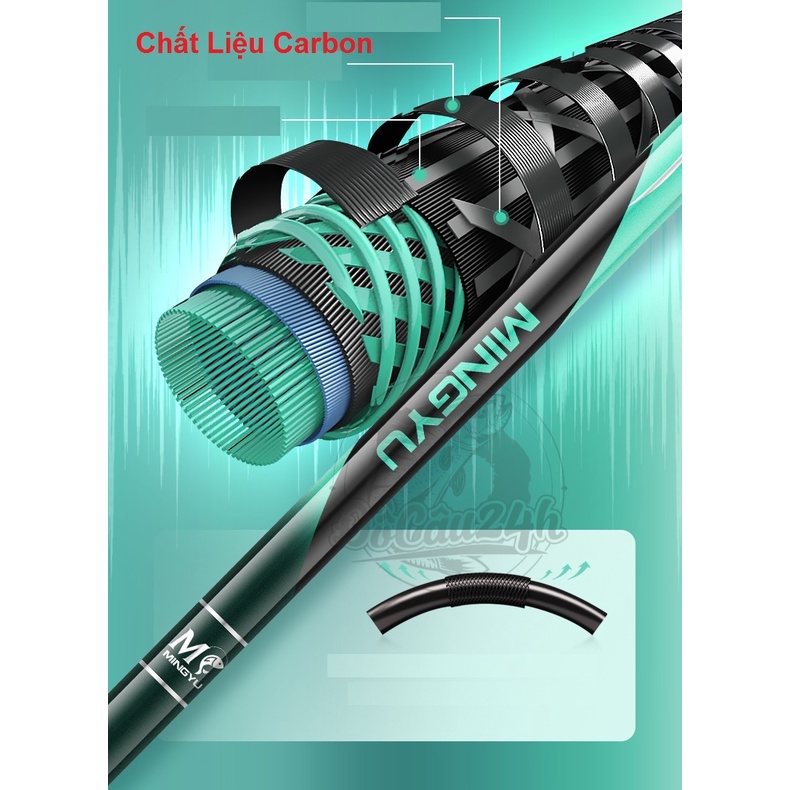 Gác Cần Câu Đài Ming Yu Chất Liệu Carbon Cao Cấp
