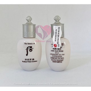 combo 3 chai sữa dưỡng whoo trắng 20ml