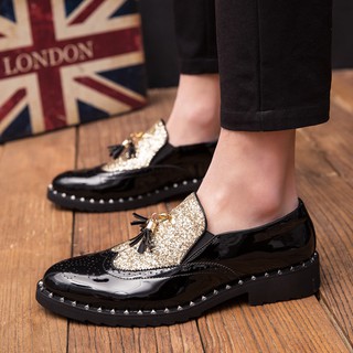 Men's fringed loafers