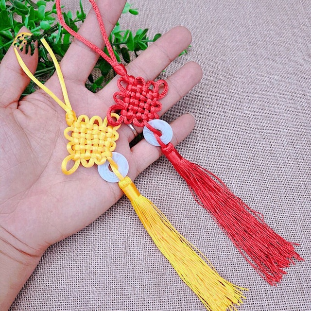 Tua rua đồng tâm kết - dây treo trang trí cổ trang