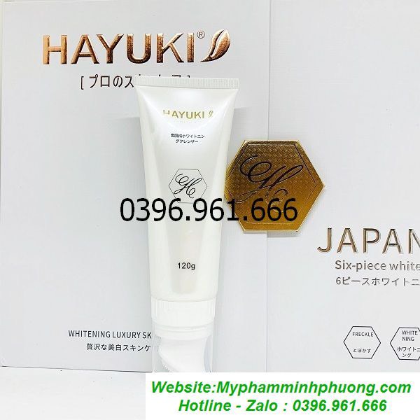 Bộ mỹ phẩm HAYUKI LUXURY NHẬT BẢN 6in1 Cao Cấp