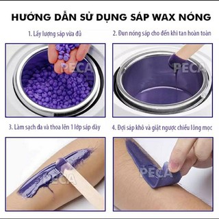 Sáp wax lông 100gr dùng cho nồi đun sáp