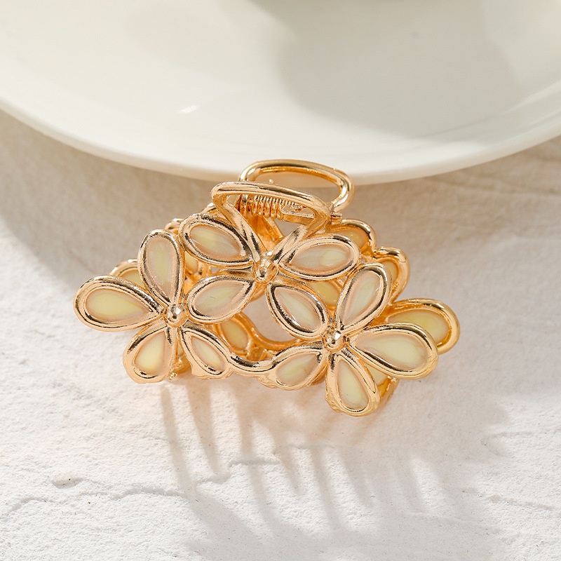 Kẹp Tóc Hình Hoa Thiết Kế Đơn Giản Ngọt Ngào Thời Trang