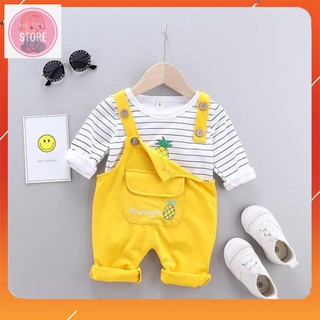 Bộ Quần áo Yếm Quảng Châu Cho Bé Trai Và Bé Gái