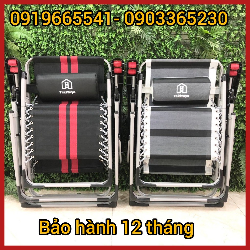 2 mẫu ghế gấp xếp thư giãn TAKI NEW 2021 lăn tay massage (tặng khay để ly,bảo hành 1 năm) tải trọng 300kg, ghế bố