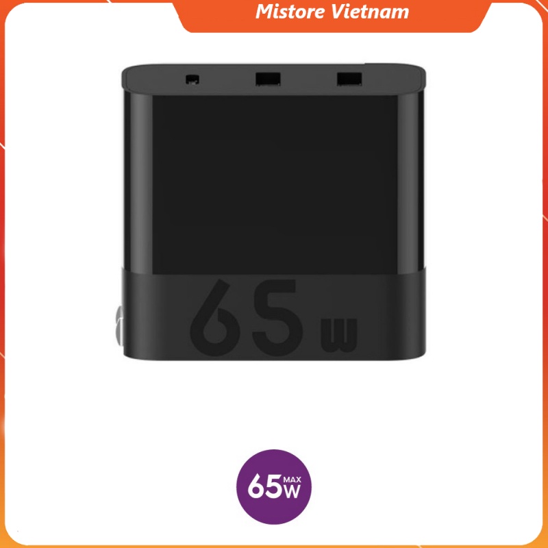 Củ sạc nhanh 65w Xiaomi ZMI HA835 chuẩn PD 3 cổng sạc 2A1C