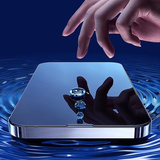 Kính Cường Lực Wiwu Ivista kèm khung tự dán dành cho Phone 14 Pro Max ,14 Plus ,13 Pro max ,12 Promax chống bụi màng loa