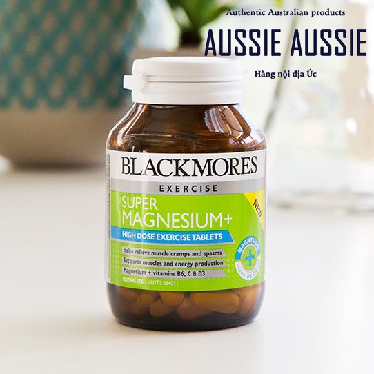 Viên magie Blackmores Super Magnesium 100 viên | Thế Giới Skin Care