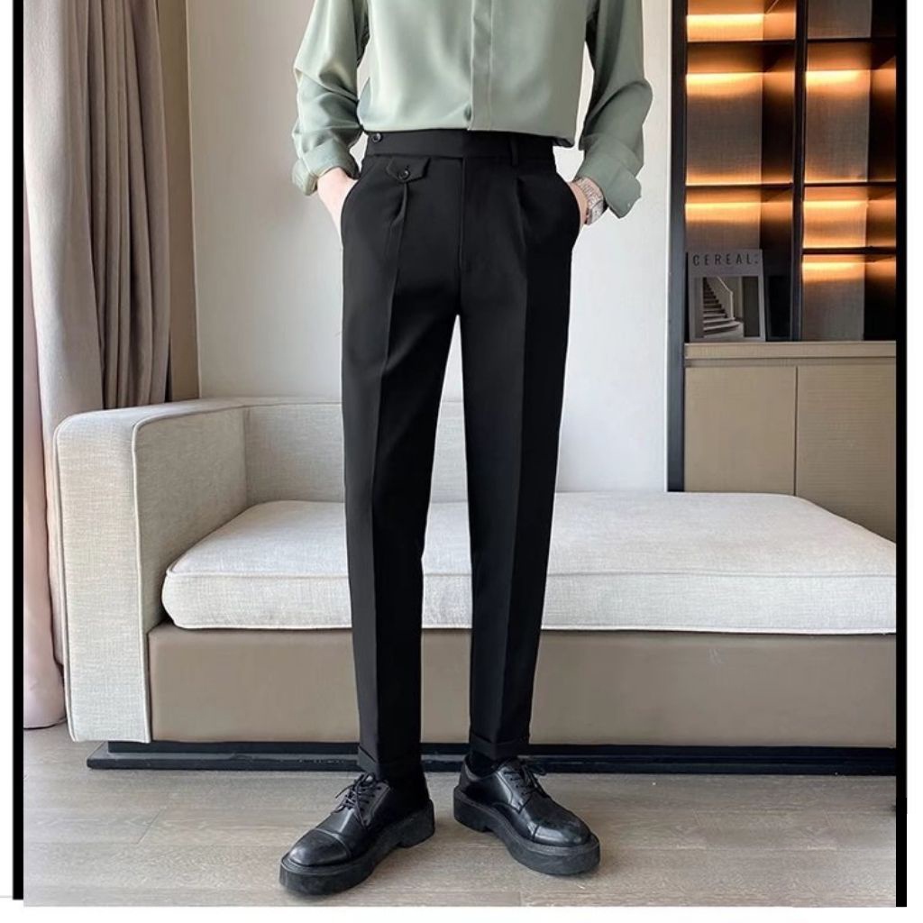 Quần Âu nam UNIKA quần tây nam dáng baggy phong cách thời trang lịch lãm, sang trọng QD304