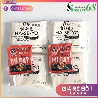 [Mì Ha Se Yo] COMBO 4 Gói MÌ CAY HASEYO & 2 SỐT GIA VỊ