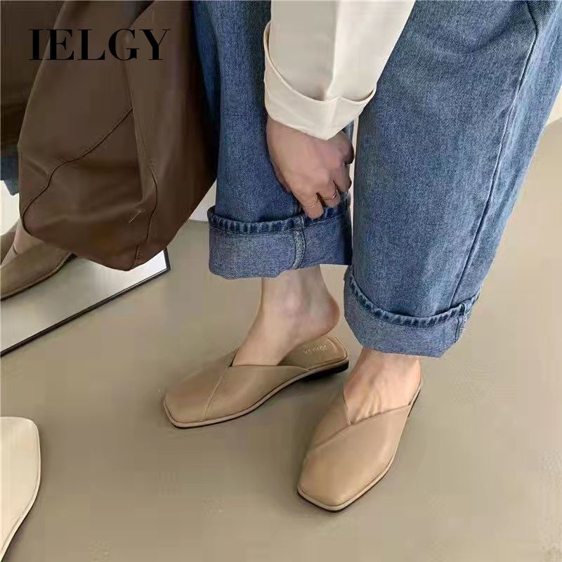 IELGY Dép Lười Nữ Đế Mềm Thời Trang Hàn
