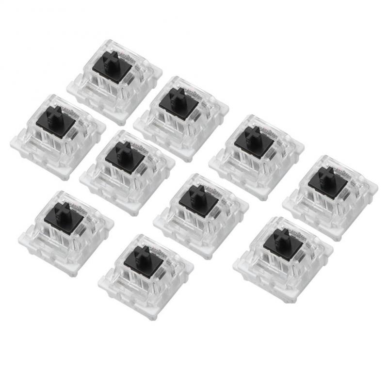 10 PCs Mechanical Keyboard Switch Plate Mounted Black Replacement for Gateron Cherry MX | BigBuy360 - bigbuy360.vn