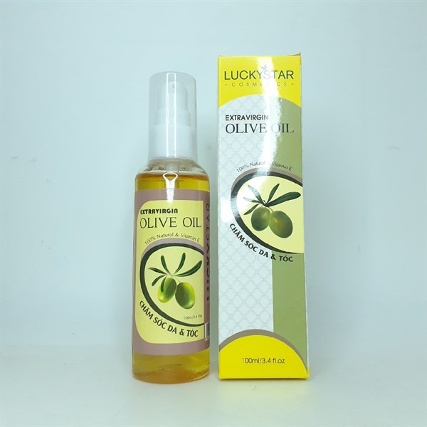 Dầu Olive Nguyên Chất Milaganics Vitamin E và Nước hoa 100ml