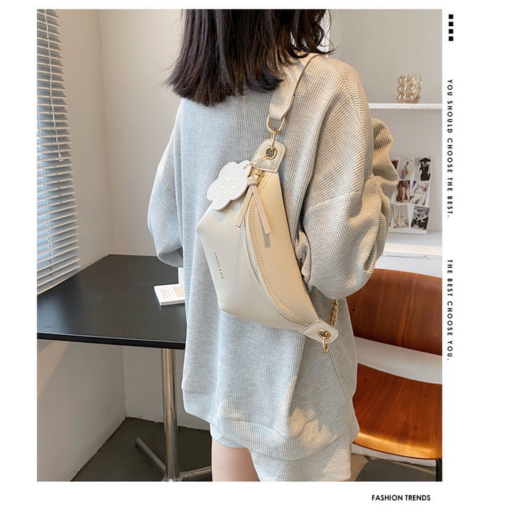 Túi đeo chéo một bên vai thiết kế đơn giản thời trang cho nữ