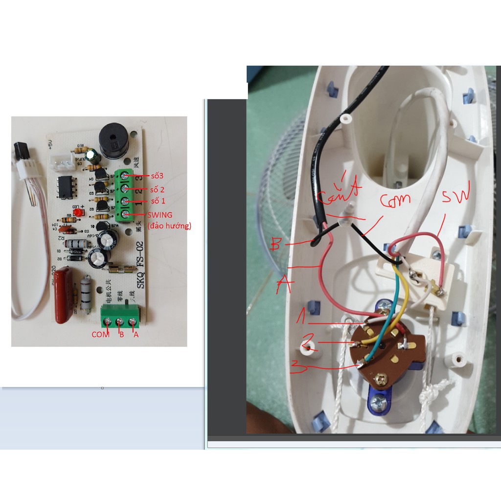 [CỰC SỐC] Combo 2 bộ điều khiển từ xa cho quạt SKQ , biến quạt thường thành quạt điều khiển từ xa