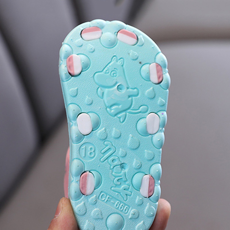 Xăng đan Đế Mềm Thoáng Khí Không Trượt Chống Thấm Nước Họa Tiết Hoạt Hình Thời Trang Mùa Hè Cho Bé Trai