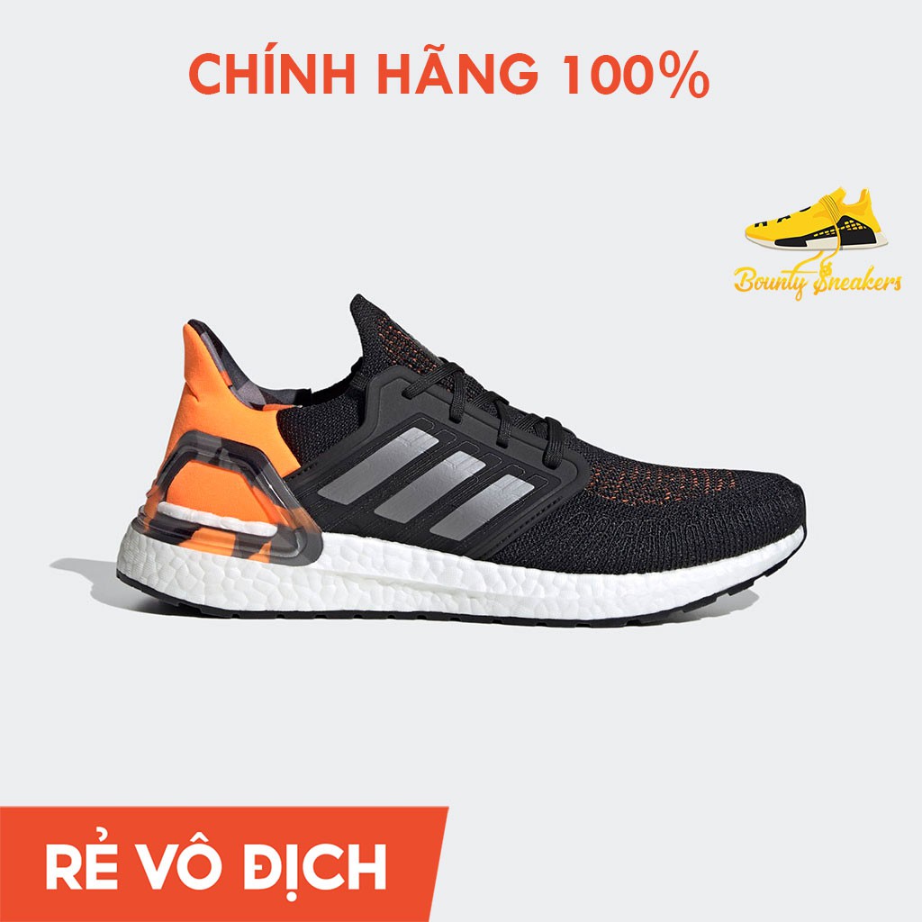 Giày Thể Thao Adidas Ultra boost 20 Nam Đen Cam FV8322 - Hàng Chính Hãng - Bounty Sneakers