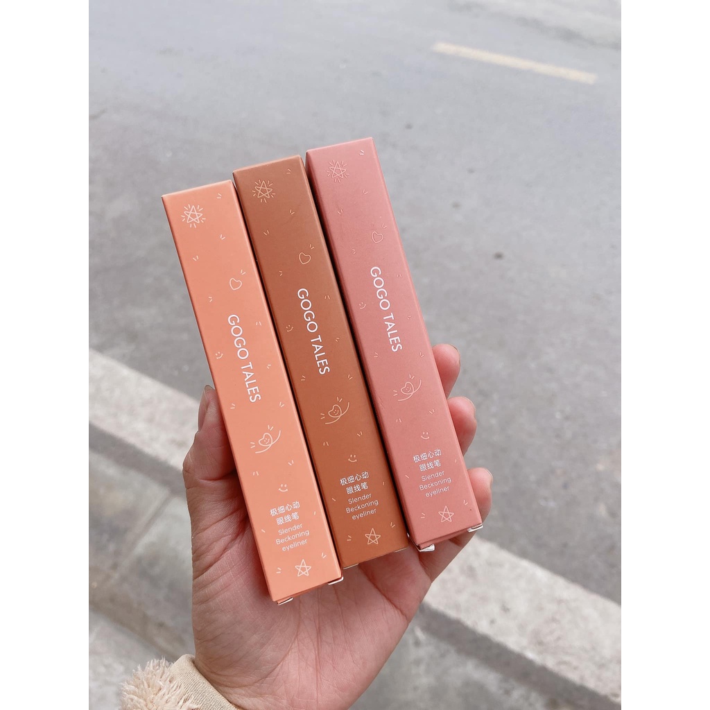 Bút Kẻ Mắt Không Trôi GOGO TALES Fine Make Up Eyeliner