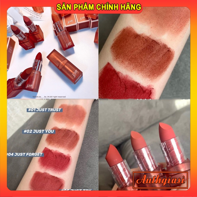 Son Thỏi Lì BBIA Last Powder Lipstick Vỏ Đỏ mềm mịn lâu trôi