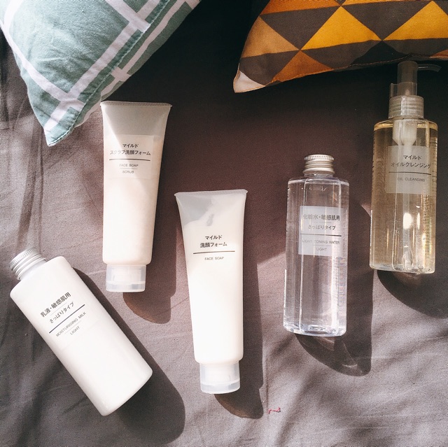 Sữa rửa mặt + Tẩy da chết Muji + Dầu tẩy trang Muji | BigBuy360 - bigbuy360.vn