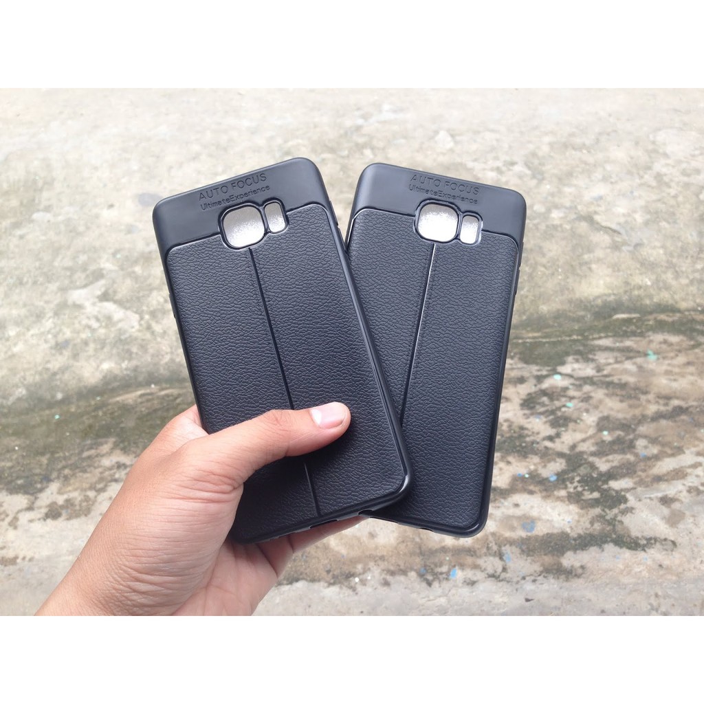 Ốp lưng Samsung Galaxy Note 5 Auto Focus giả da chống sốc - Giá rẻ